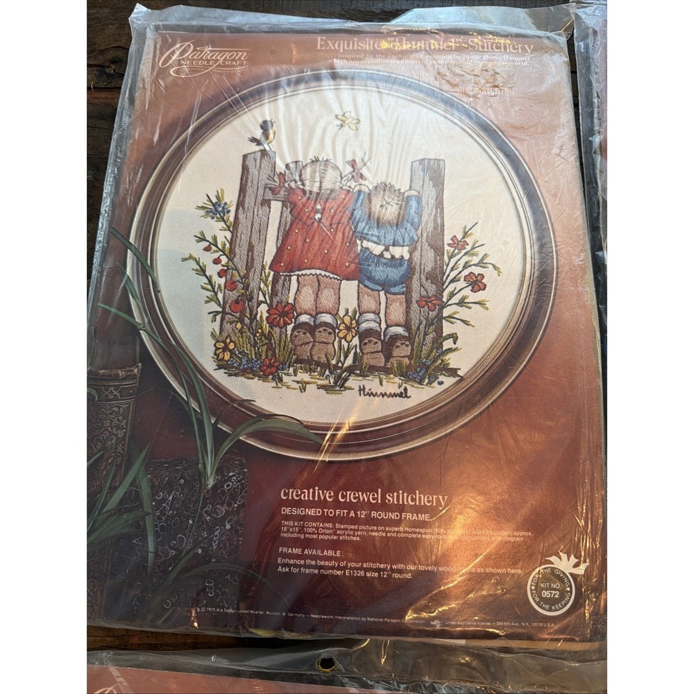 Exquisite "Hummel" Stitchery 4 New Patterns Never Opened Vintage! - Picture 5 of 11